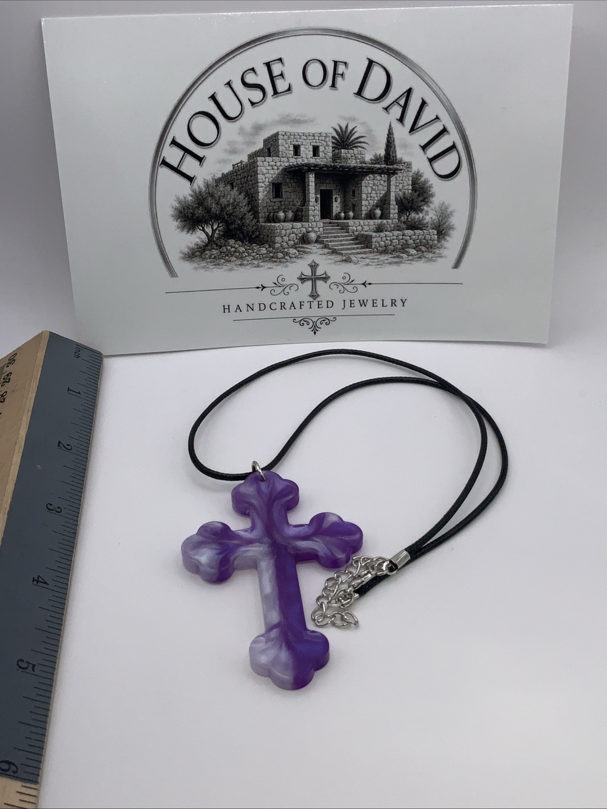 House Of David Handmade Cross Necklace Royally Divine