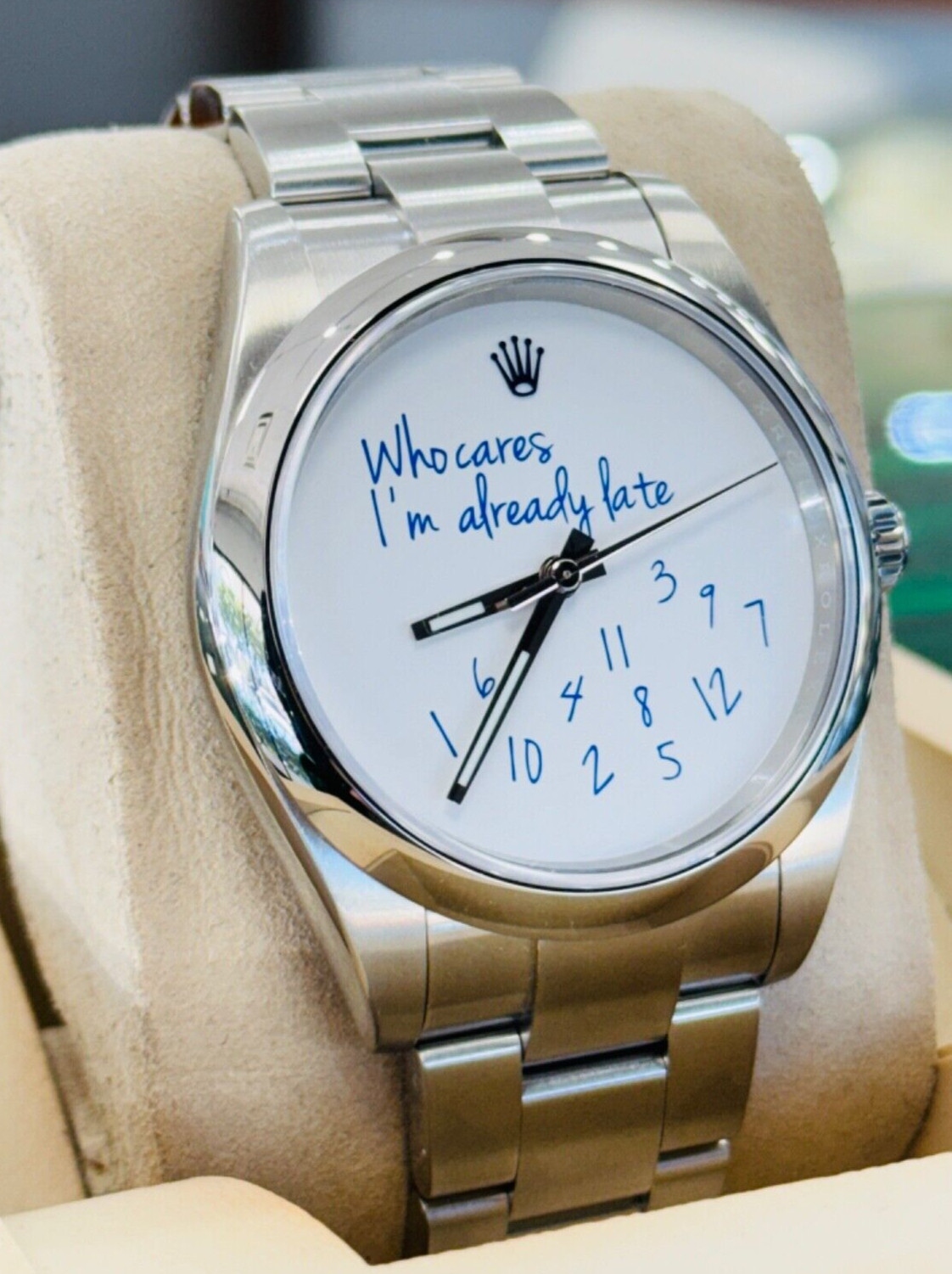 Rolex Oyster Perpetual 124300 Silver Oyster Bracelet with Silver Bezel