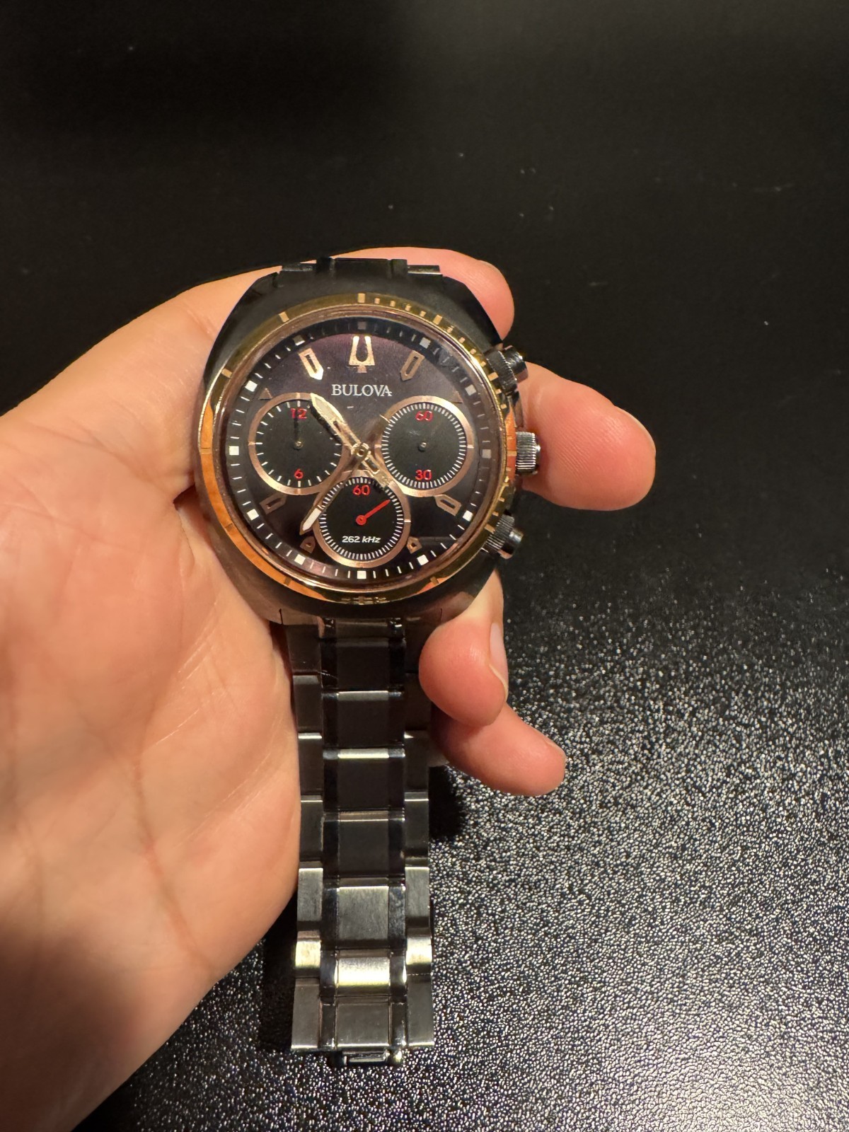 Bulova watch men chronograph Quartz Watch 98A158