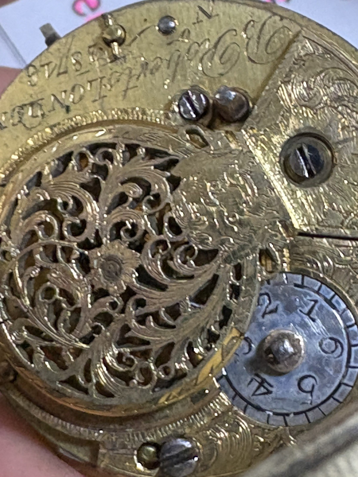 Rare Verge Fusee Regulator Pair Case Pocket Watch 1801/1810