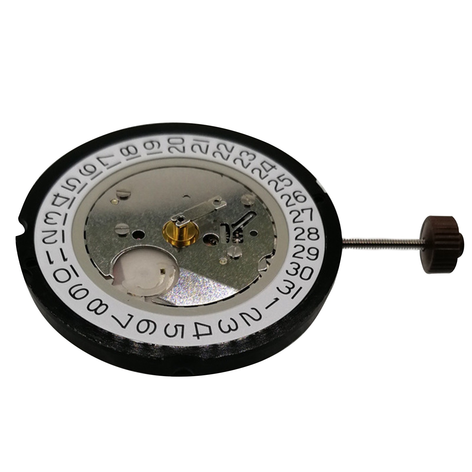 3-Hand Date At 3 Quartz Crystal Watch Movement Part For Ronda 515 Repair
