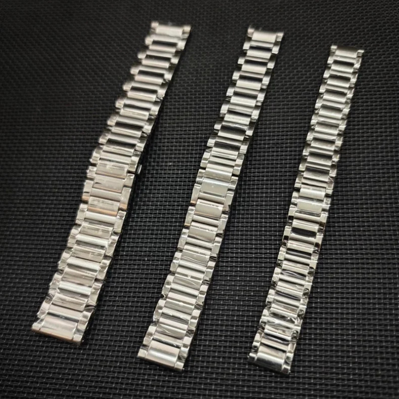 23mm Steel Watch Bracelet Strap Fits Cartier Tank Must Small Large / Extra Large