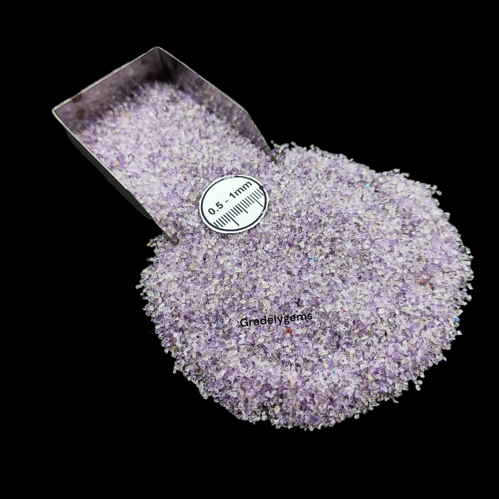 Amethyst 0.5-1mm Stone Granules for Resin Jewelry Decor