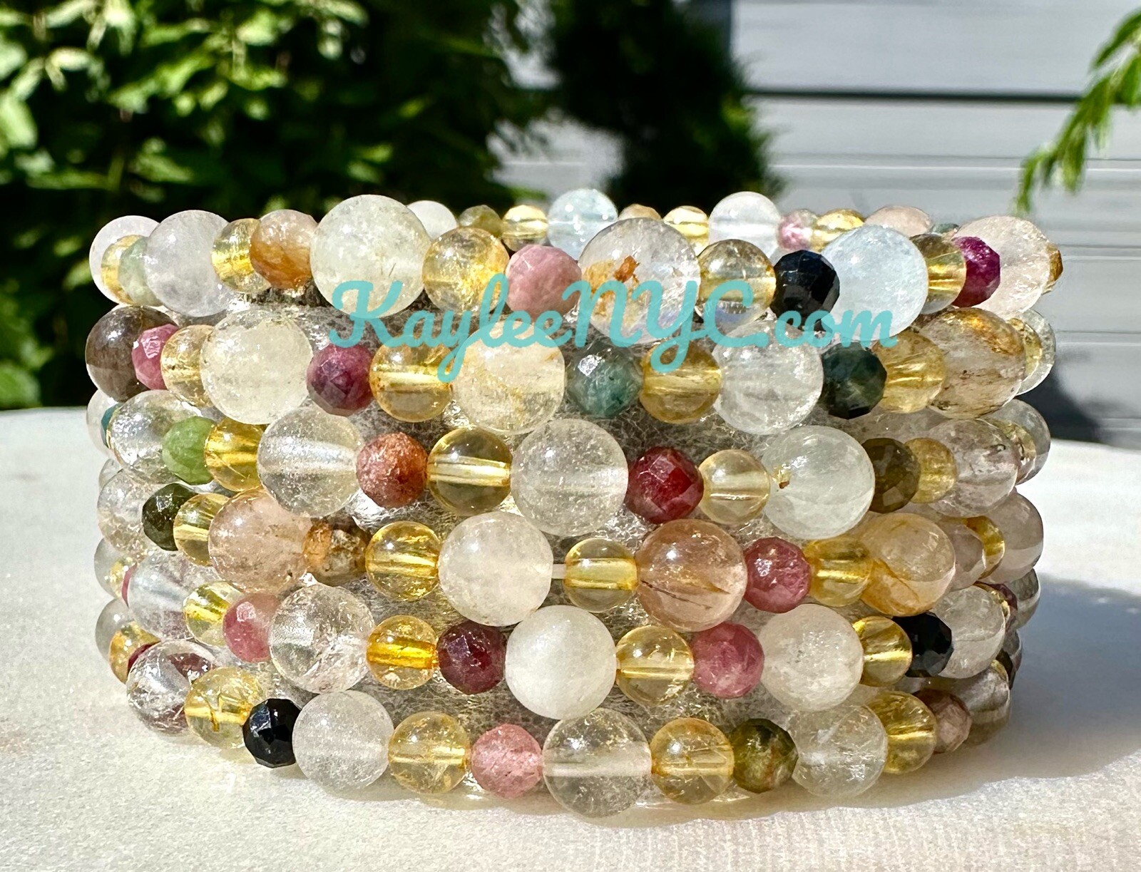 Wholesale Lot 6 Pcs Natural Crystal Scorpio Zodiac Stretch Bracelet Healing