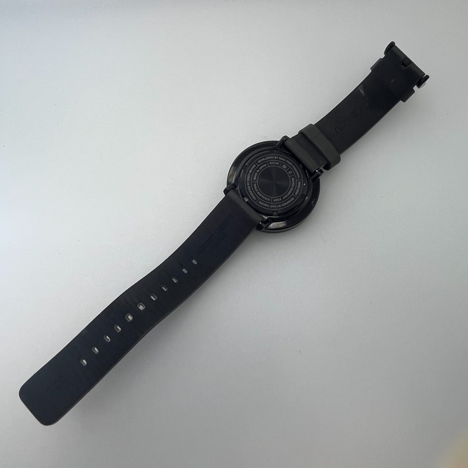 SEIKO ISSEY MIYAKE 1/6 Nao Tamura Watch leather Band Japan AUTOMATIC w/Box #570A