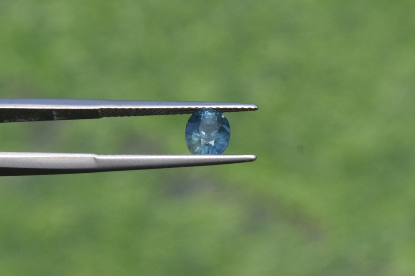 Natural Blue Sapphire 1.27 Carat. Normal Heated Oval Step Cut