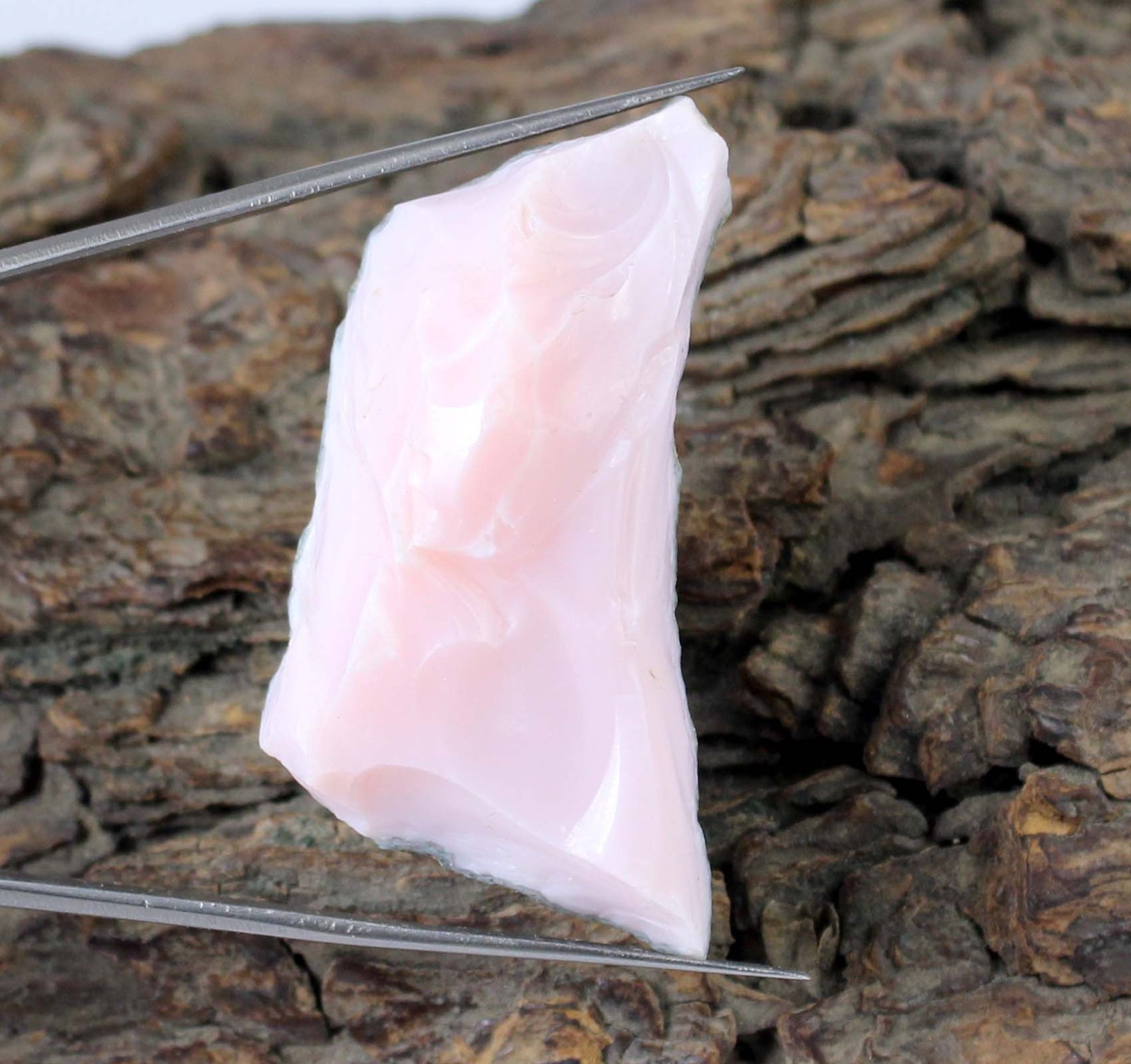 58.85 Ct Natural Peru Pink Opal Gemstone Certified Rough T33029 Fathers Day Gift