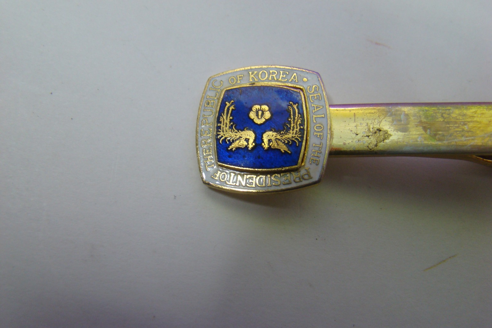 Seal of The President of The Republic of Korea Tie Clip