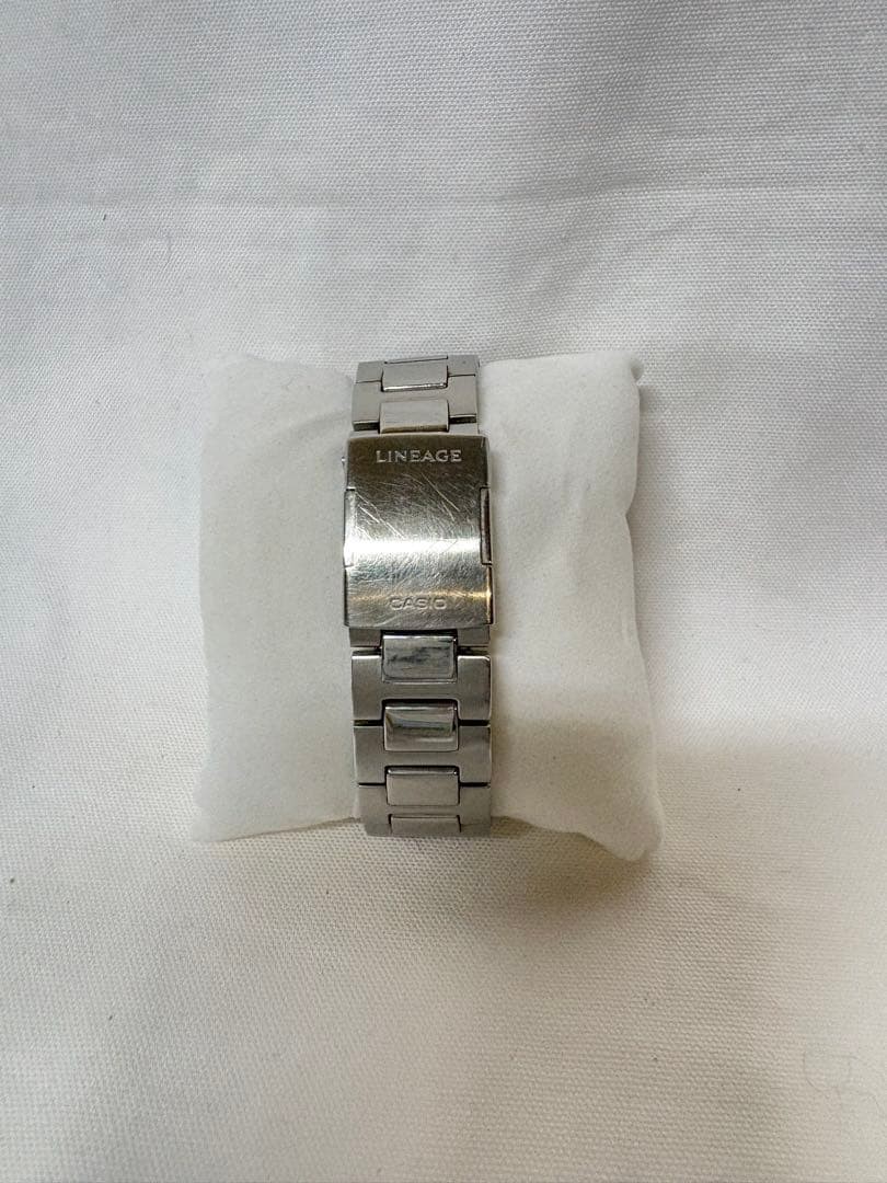 CASIO LINEAGE LIW-101 Solar Silver Watch From Japan