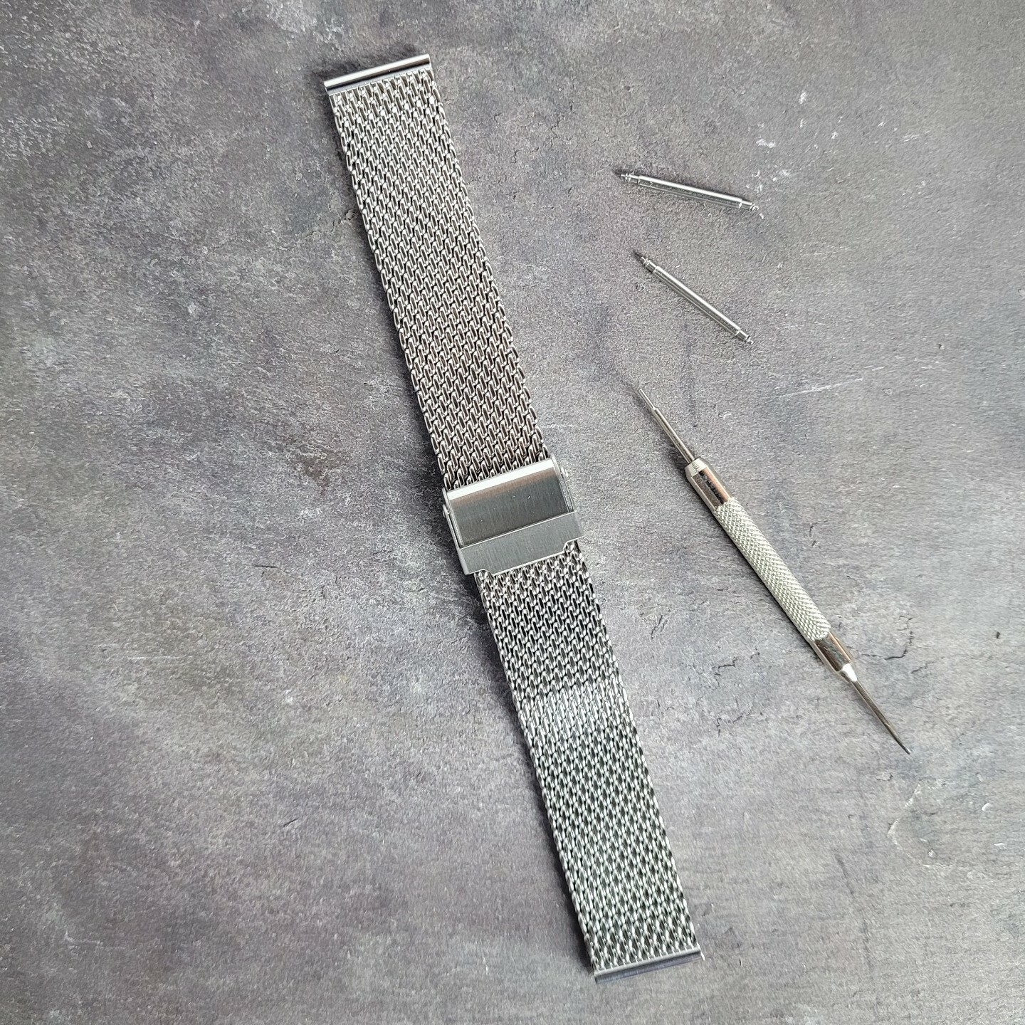 316L Steel No Time to Die Style Bond Milanese Mesh Watch Strap 20mm 22mm 18mm