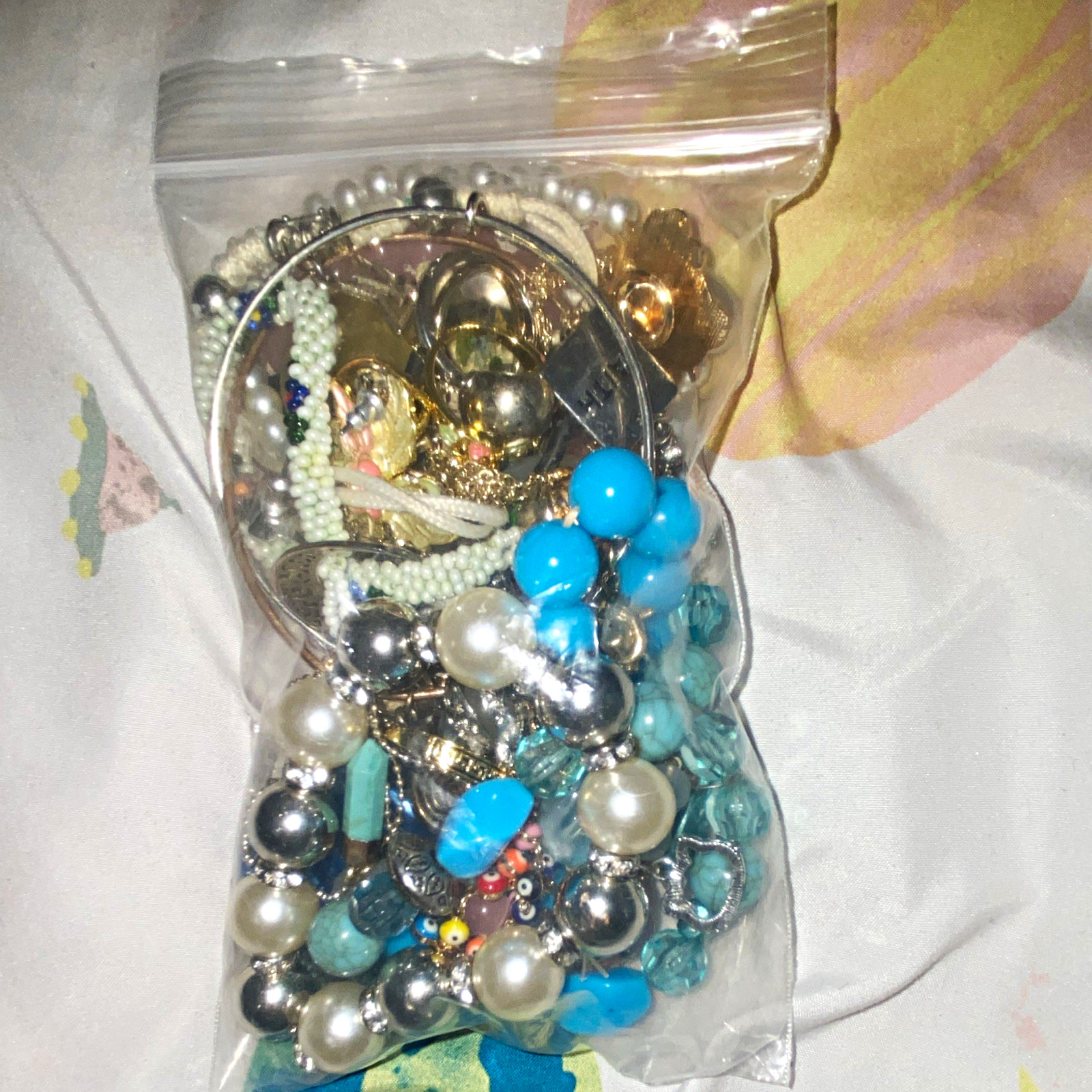 Mixed Fashion Jewelry Bag Multicolor Bracelets & Earrings Unisex Adults/Kids