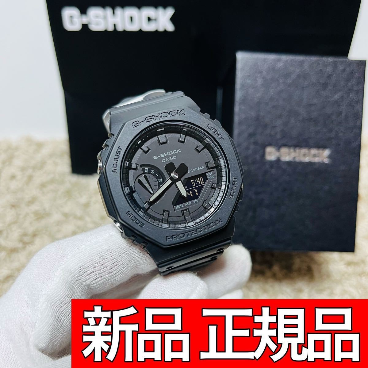 Brand New G SHOCK CASIO G SHOCK Analog Men’s Watch GA 2100 1A All Black 6517