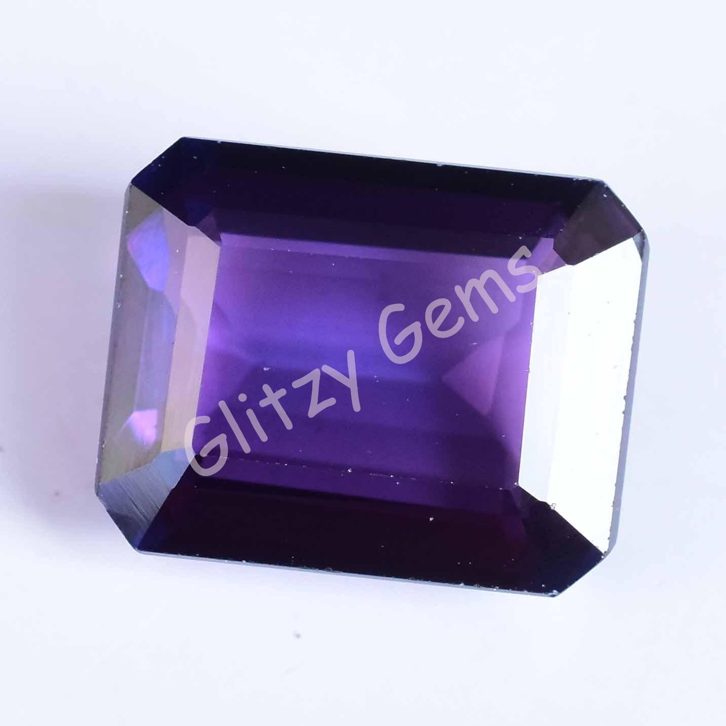 Natural Boysenberry Sapphire 12.95 Ct Emerald Certified Flawless Loose Gem