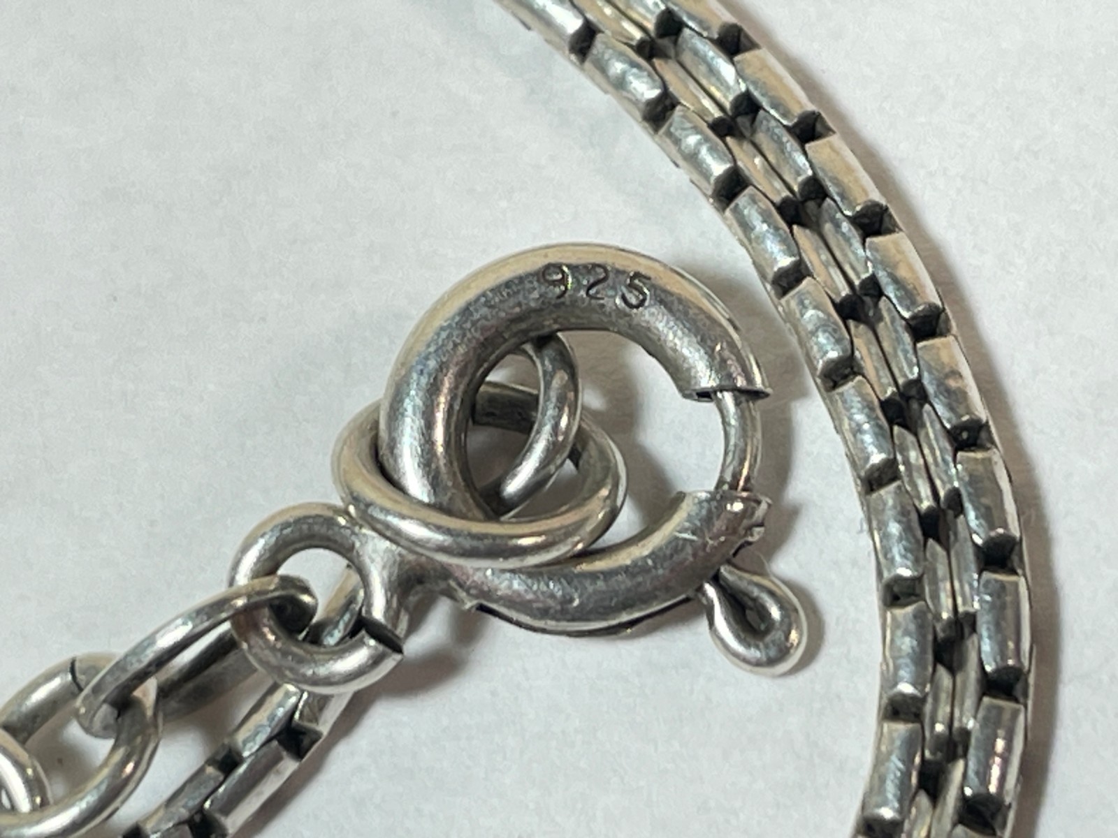 Vintage Unique Onyx 925 Sterling Silver Necklace 12.8g