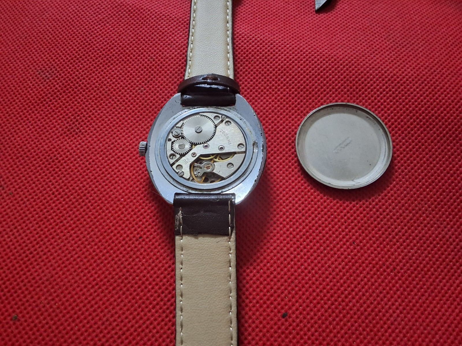 Vintage Raketa Manual Wind Wrist Watch Made in USSR 38 mm.