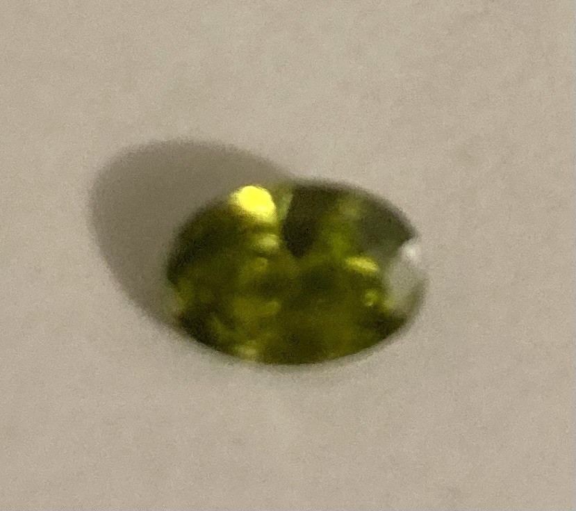 Peridot Crystal 5 X 7mm Oval Faceted Cabochons Lot Of 20