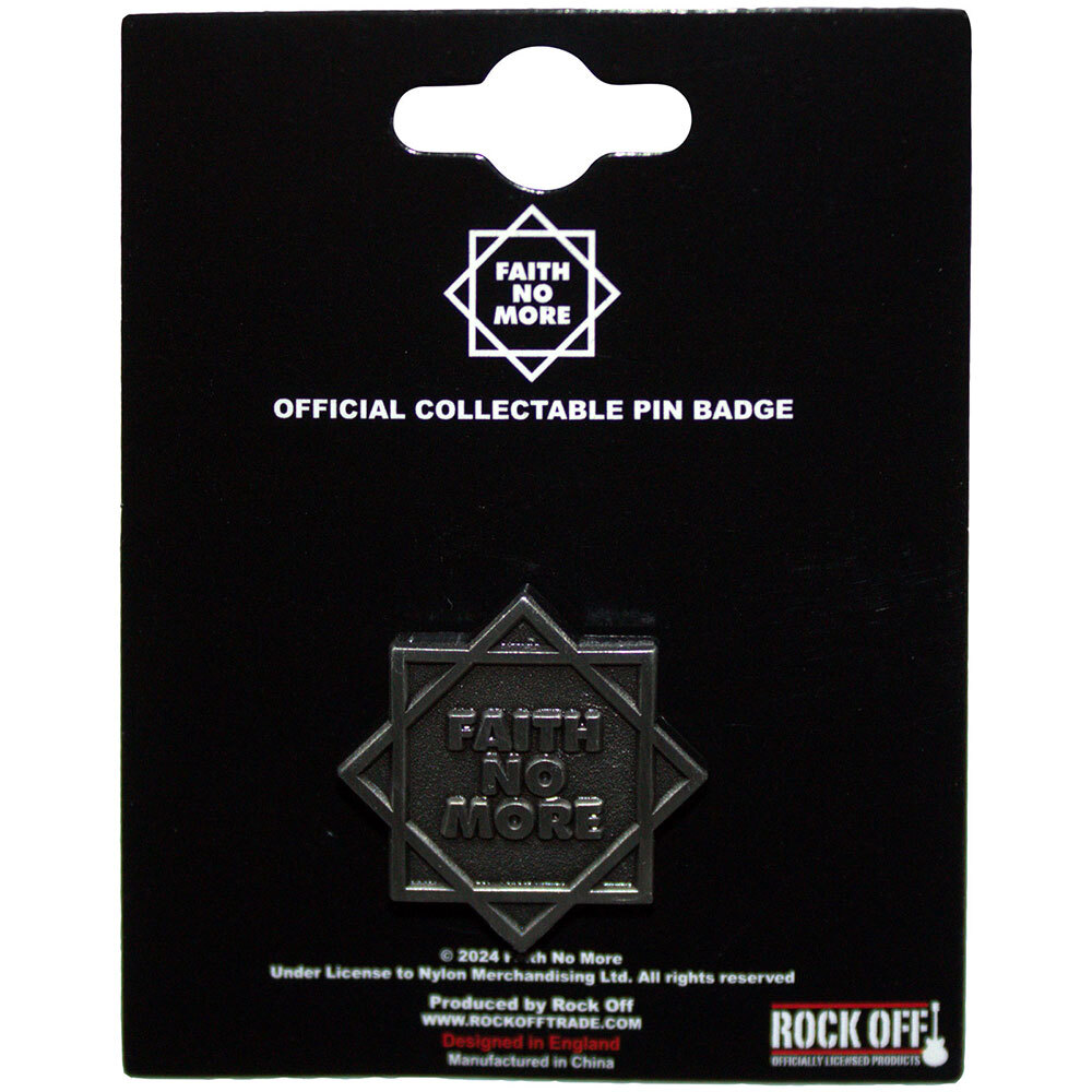 FAITH NO MORE – STAR LOGO – LAPEL/HAT PIN – BRAND NEW – MUSIC FNMPIN01