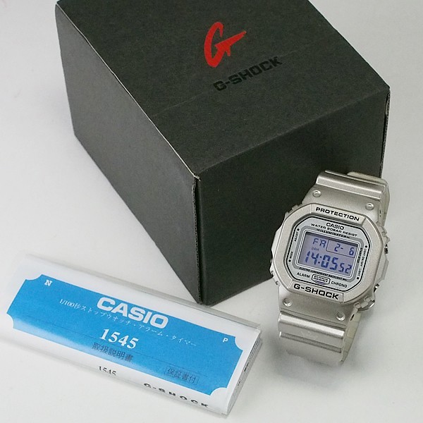 CASIO G-SHOCK DW-5600CG-8ZJF Scorpion Model Silver Gold Metallic DW-5600 2000
