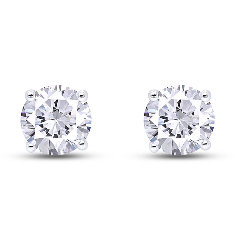 1/2 – 2.00 Ct Diamond Screw Back Studs 14k Gold Earrings Lab Grown (GH/VS2-SI1)