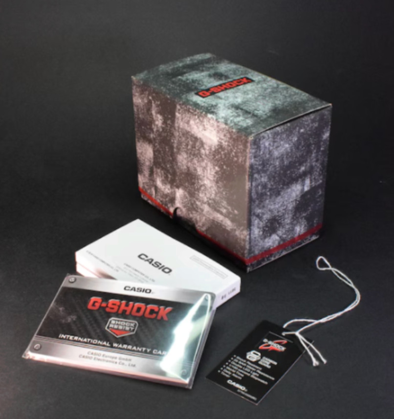 Authentic G Shock White DW5600 Custom Iced Out Moissanite Watch