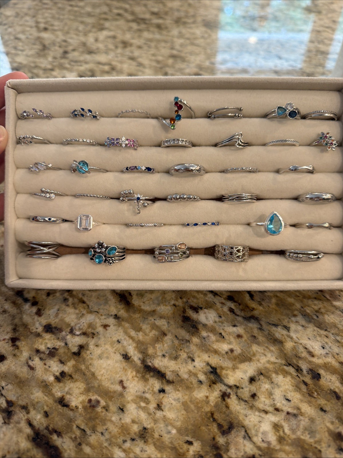 Brand New Silver Rings, Ring Lot, All Sizes Most Of Them 6,7,8,9