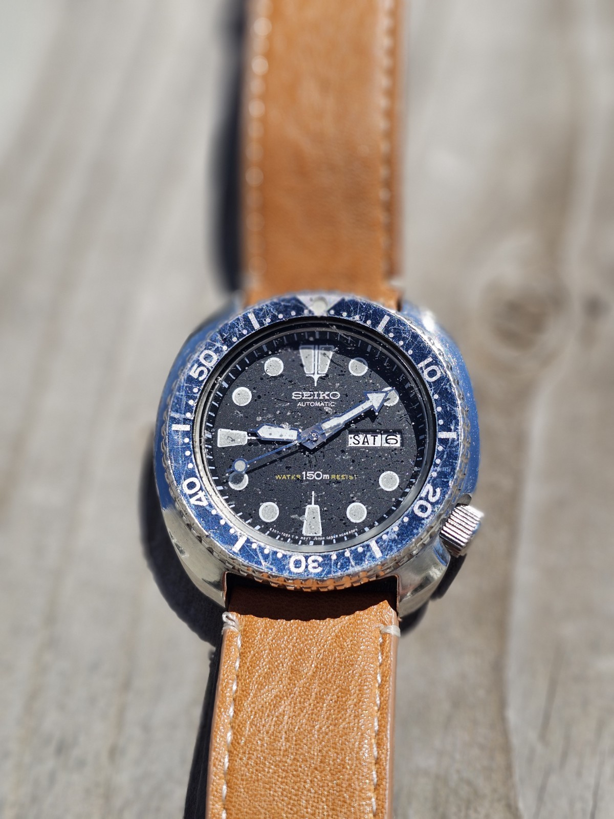 Vintage Seiko Automatic 6309-7040 Turtle Diver Fully Functional Day – Date.