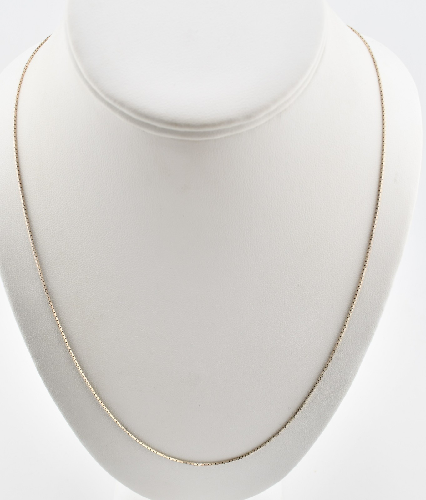 Sterling Silver Long Box Chain Necklace 30.0″ #FMG922A
