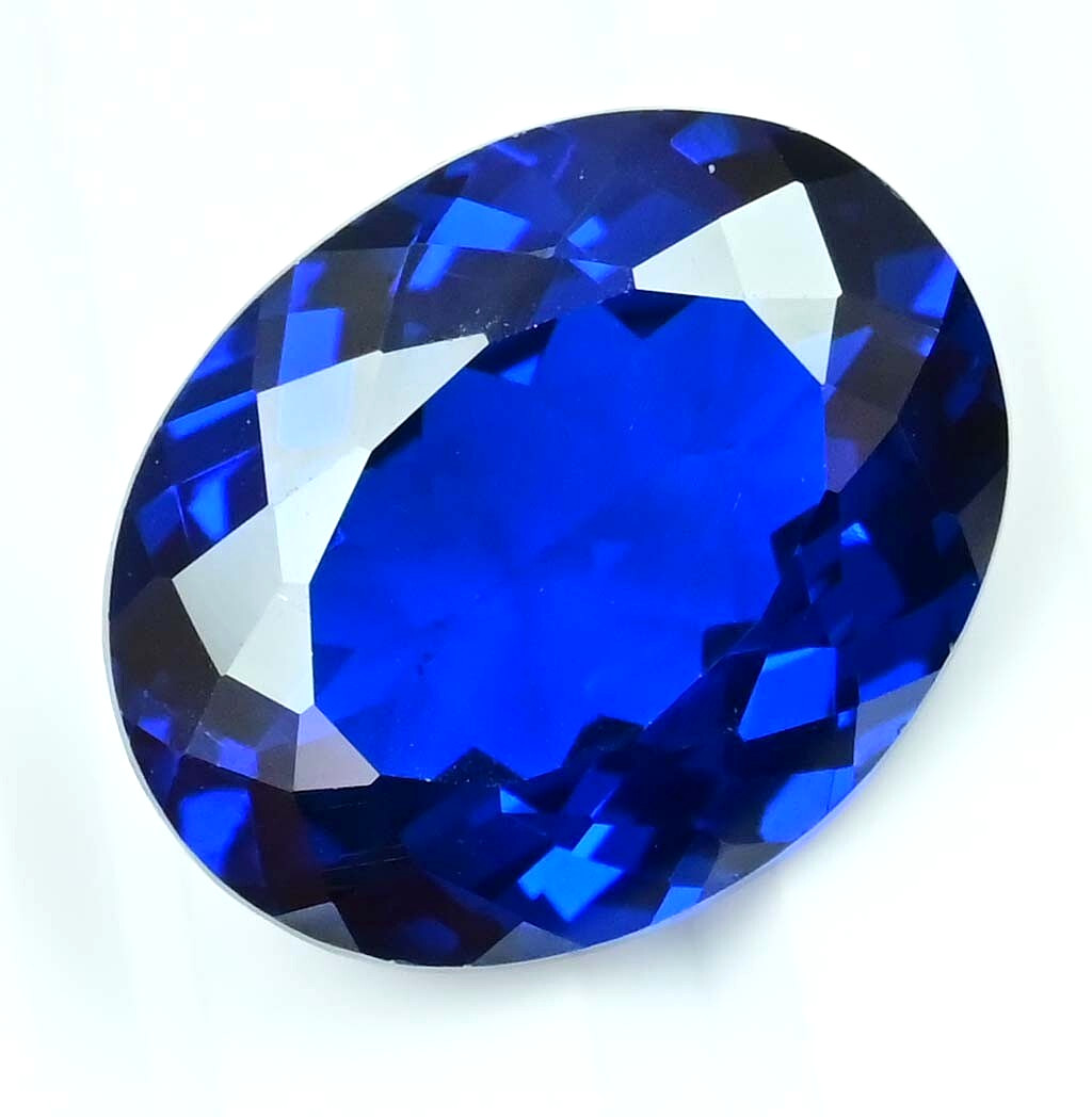 Natural D’ Block Blue Tanzanite 13.40 Ct Excellent Oval Certified Loose Gemstone