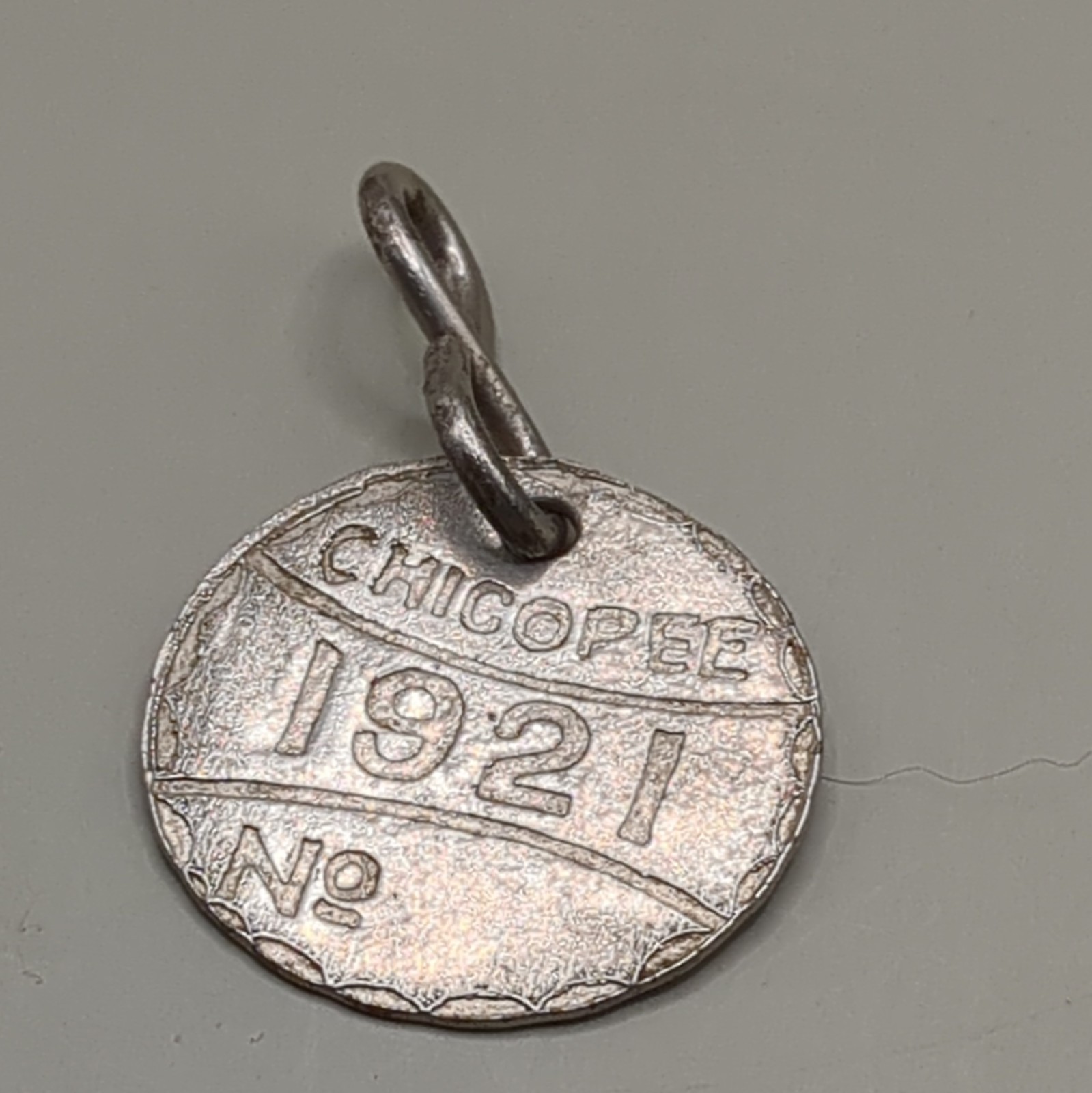 Chicopee, MA 1921 Chauffeur or Driver License Badge Sold AS IS
