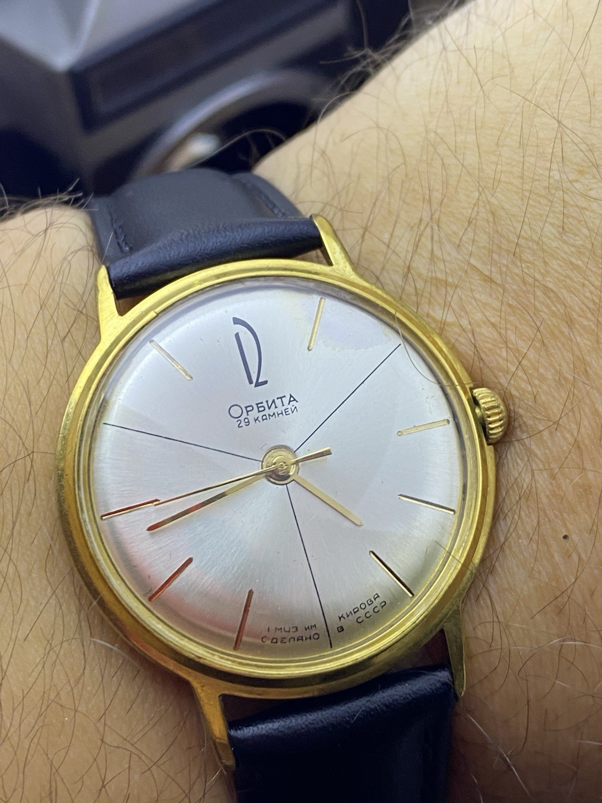 POLJOT ORBITA Automatic slim 29 Jewels Russian USSR luxury wrist watch #9001