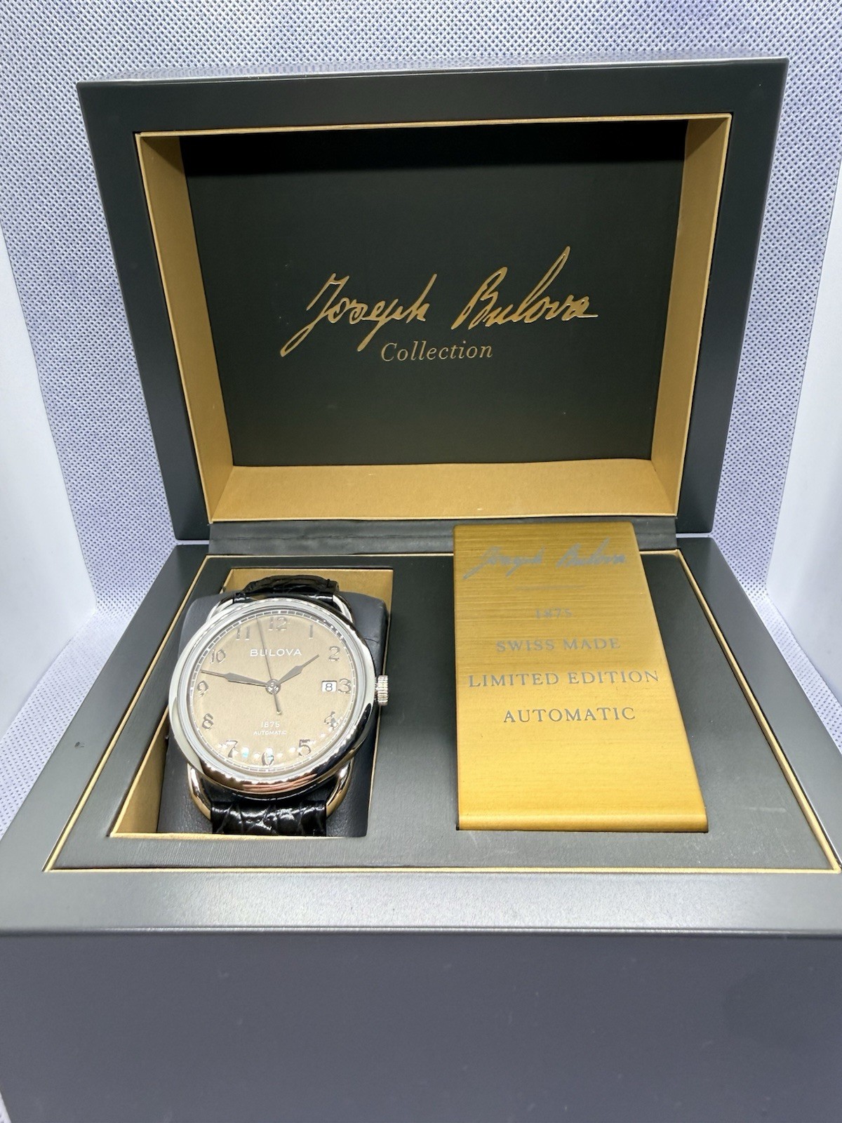 Bulova Joseph Collection 1875 Swiss Automatic Limited Edition 199/350 New
