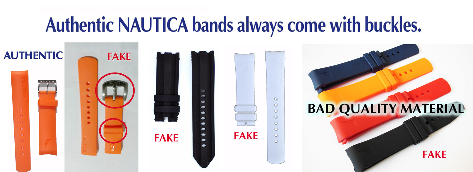 NAUTICA AUTHENTIC BAND STRAP BLACK 28mm N16533G N13530G A13530G N13519G A34001G