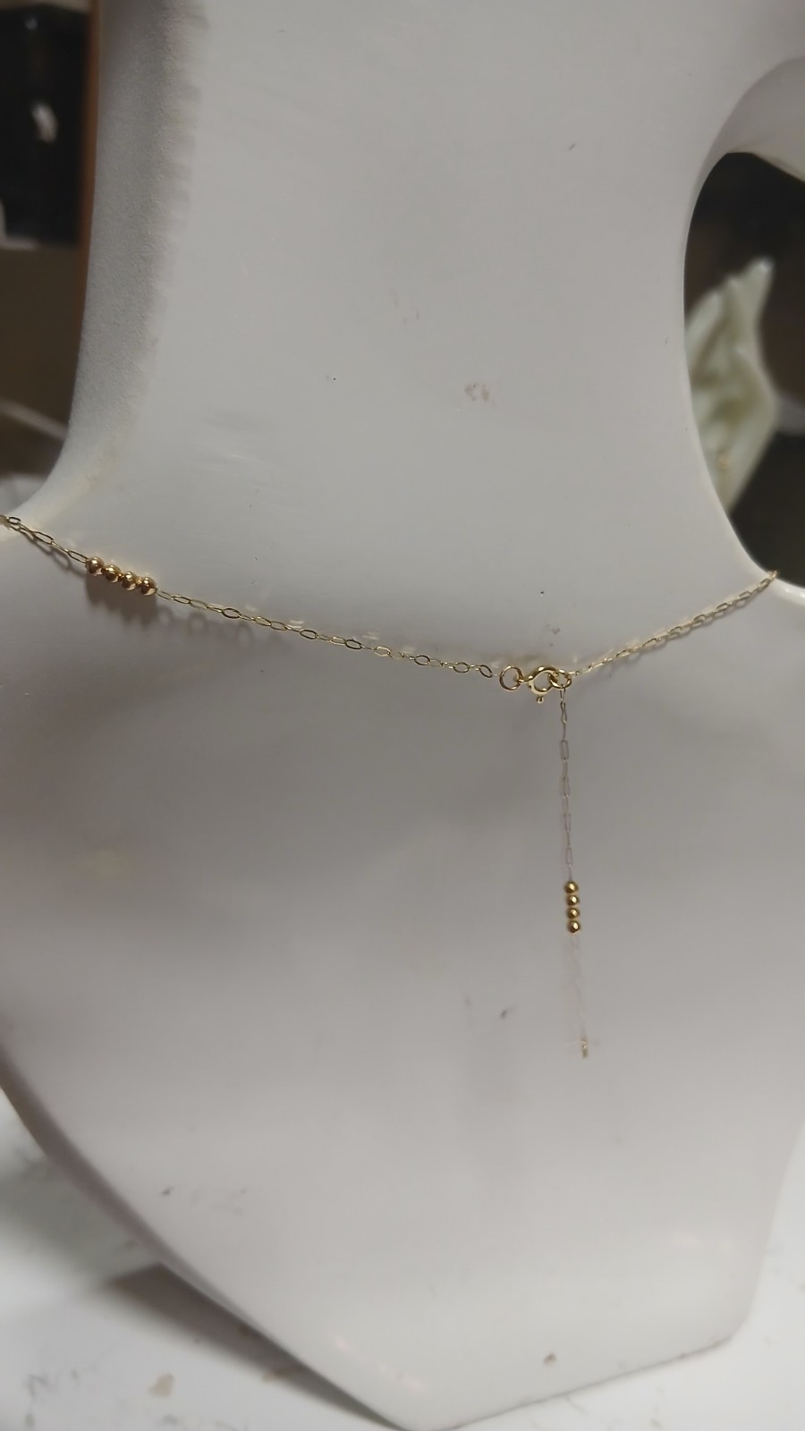 9ct yellow Gold fine necklace