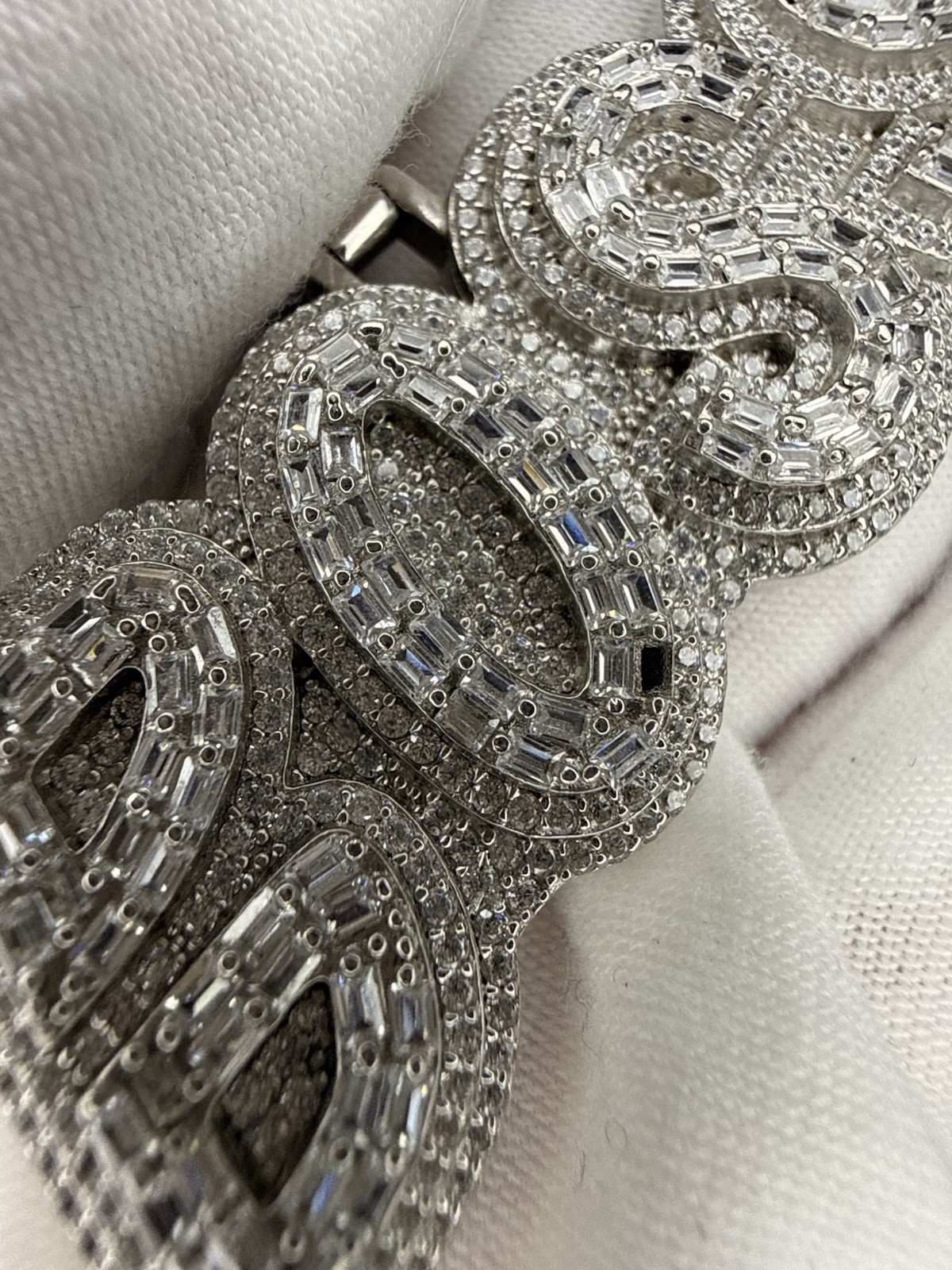 925 Sterling Silver BOSS Pendant Iced Out CZ Hip Hop Charm
