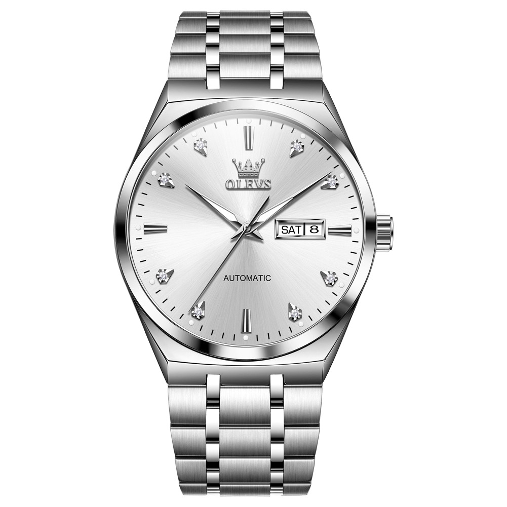 OLEVS 9811 Stainless Steel Luminous Male Luxury Men’s Automatic Mechanical Watch