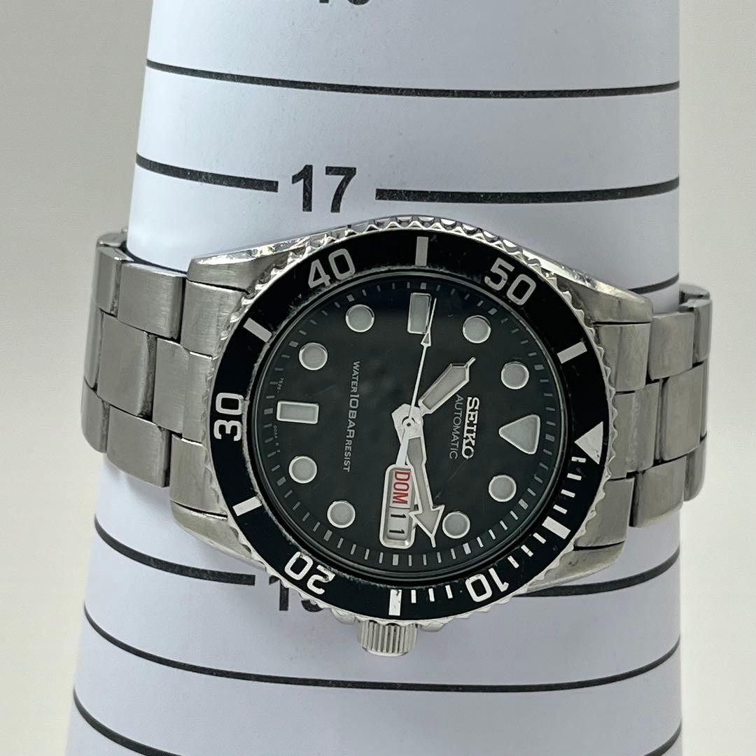 SEIKO 7S26-0040 Diver Day Date Automatic Watch 18cm Working Used