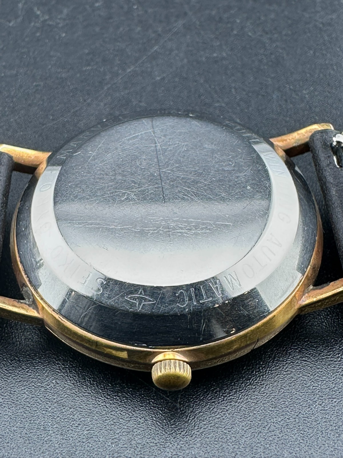 1960 Seiko Gyro Marvel Men’s Automatic Gold Plated Silver Dial 35mm Watch J14051