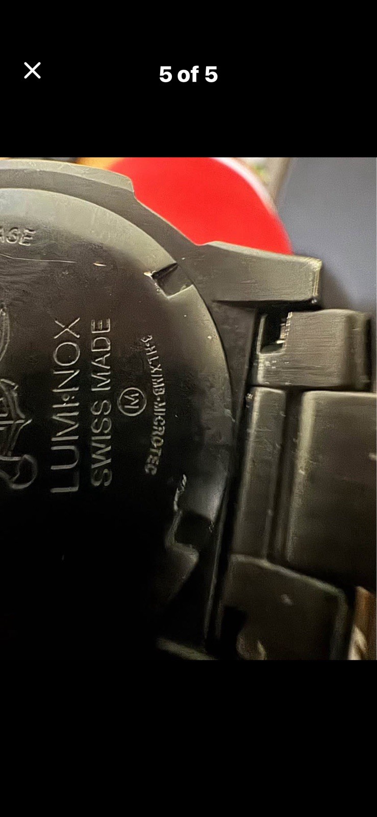 Luminox Men’s Navy Seal Blackout 3150 Stainless Steel