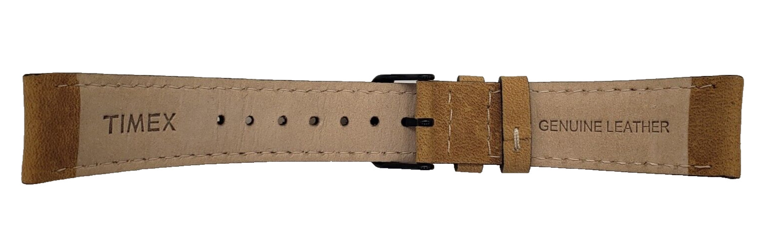 Timex Light Brown Genuine Leather Replacement Band for T2P133