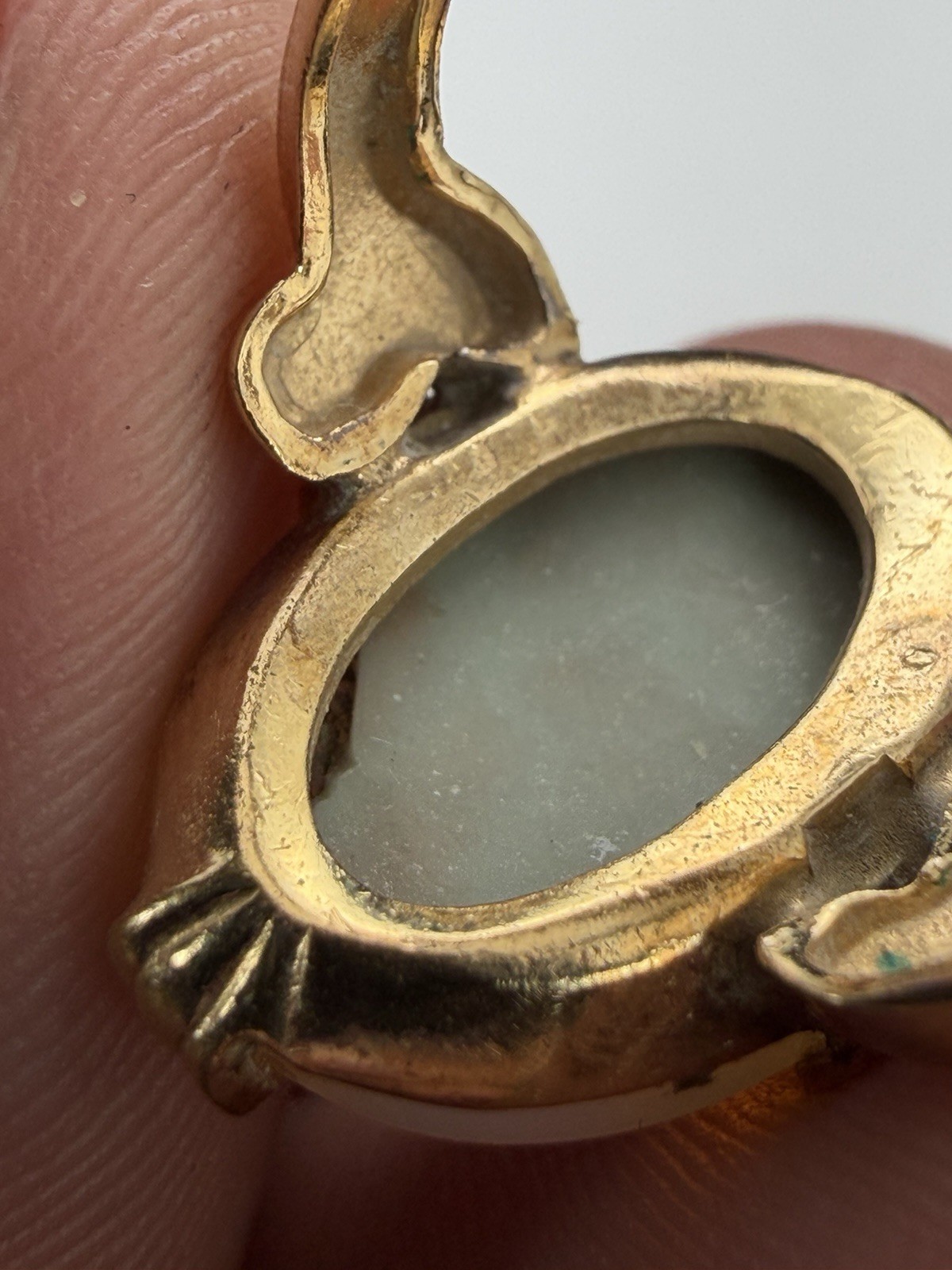 Vintage Vargas Manufacturing Company 10k Gold Filled Fax Opal Ring Size 5.75