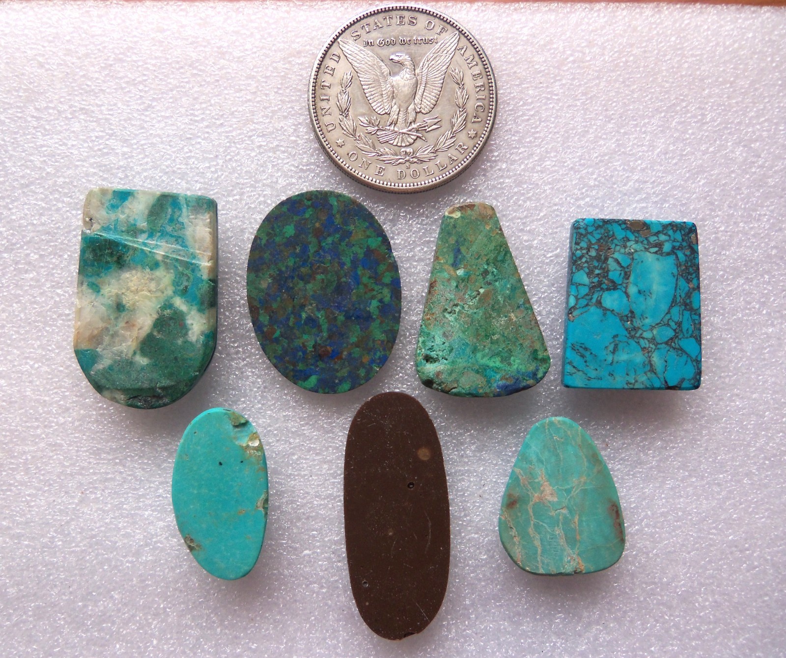Turquoise Cabochon Lot Bolo Stones