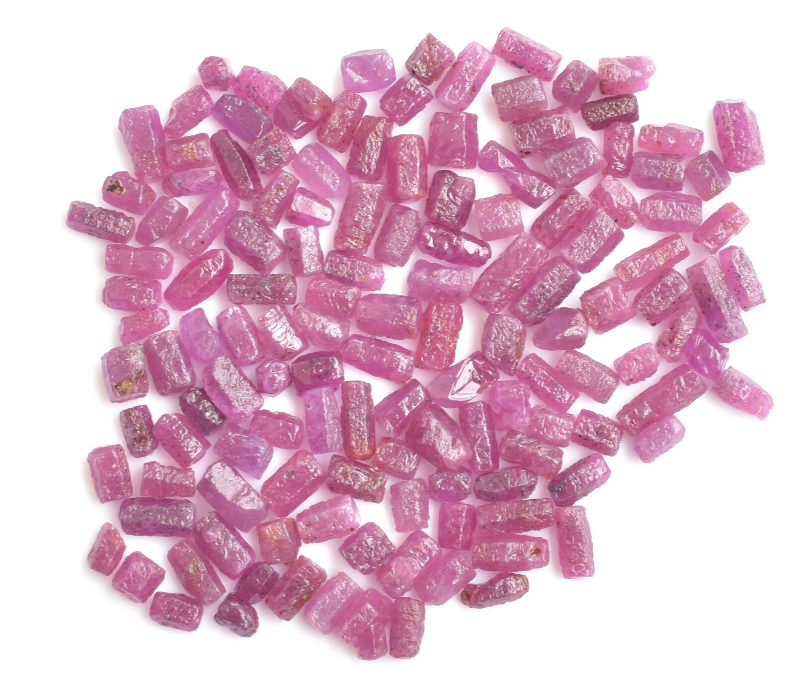 100.00% Natural Burma Reddish Pink Ruby Earth-Mined Loose Rough Lot 300.00 Ct