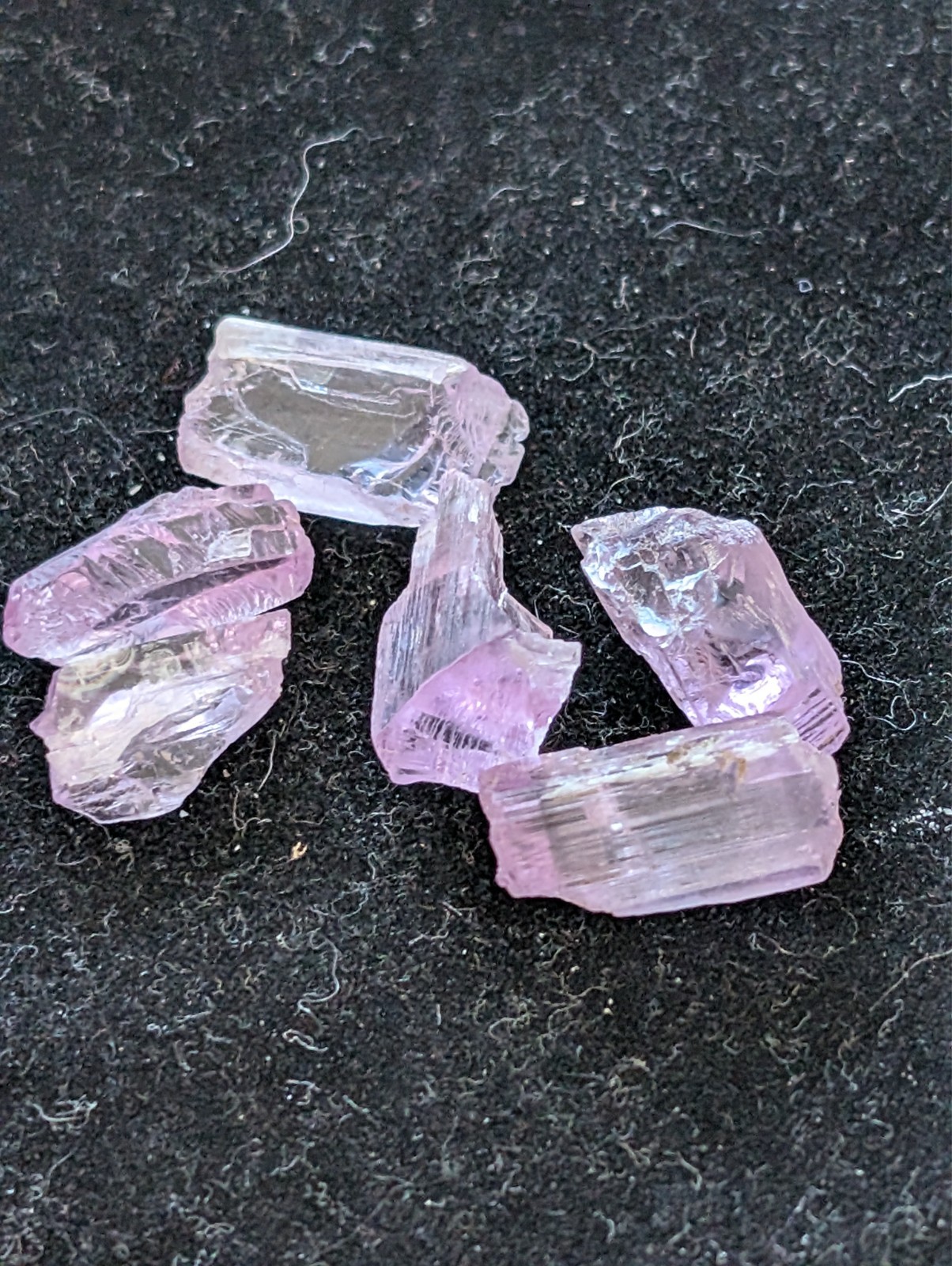 USA Seller 29.14 IF flawless top color pink Natural Kunzite facet rough gemstone