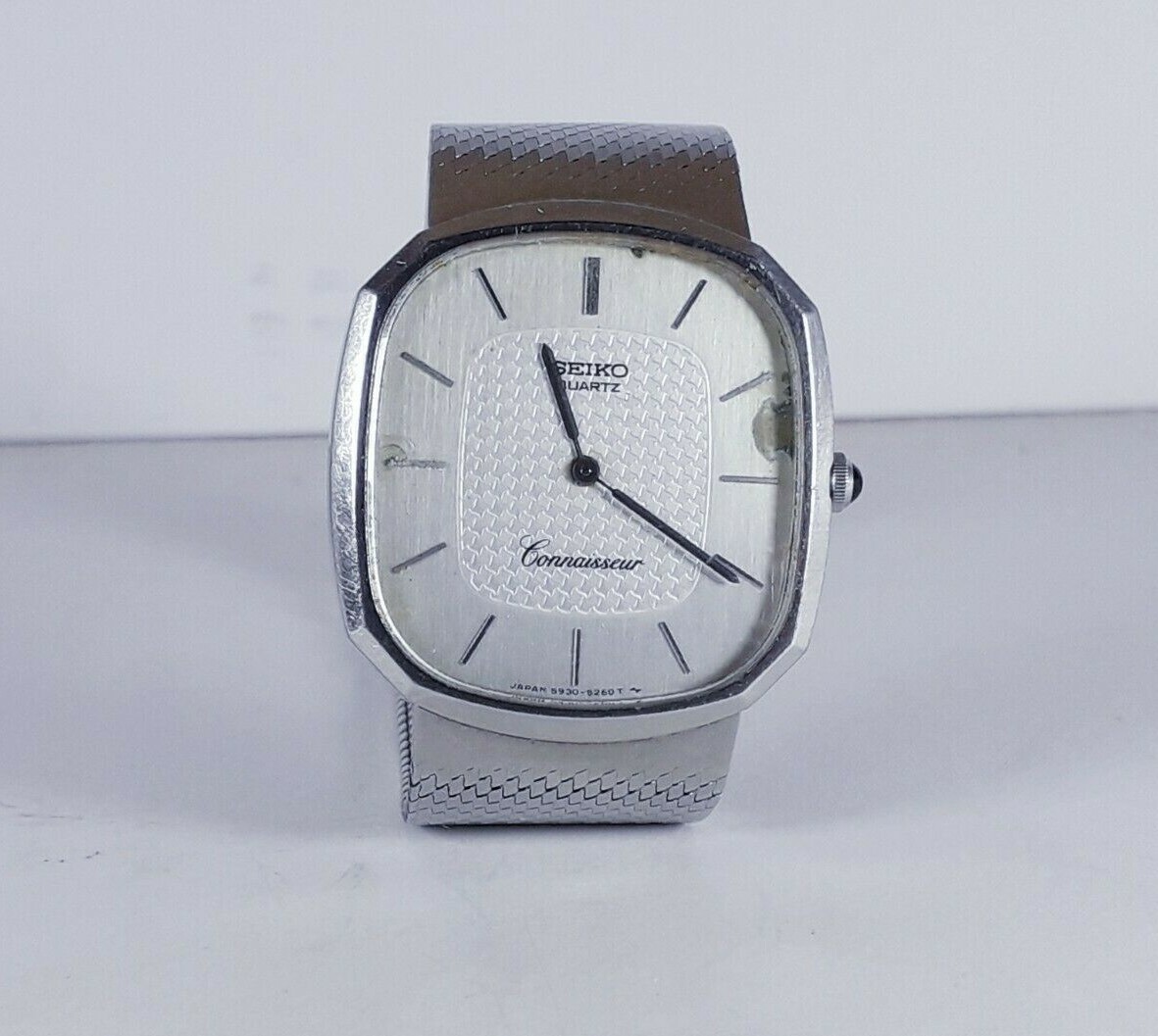 VINTAGE SEIKO QUARTEZ CONNAISSEUR 5930-5210 ALL STAILESS STEEL WOMEN’S
