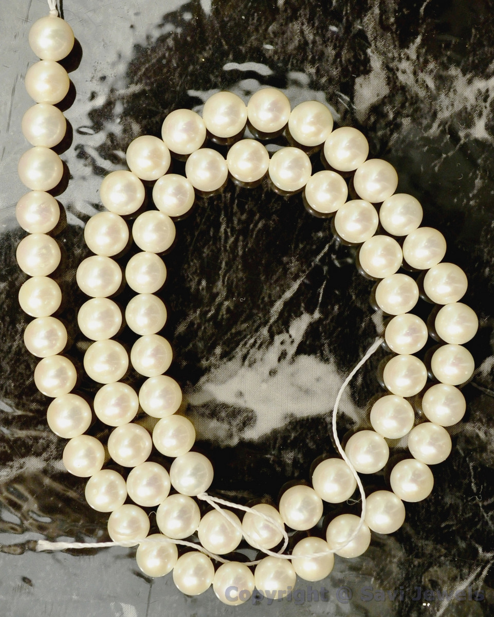 PEARL Natural Fresh Water 4-5.5mm Like Round Gemstone Beads 16″ str A++Quality