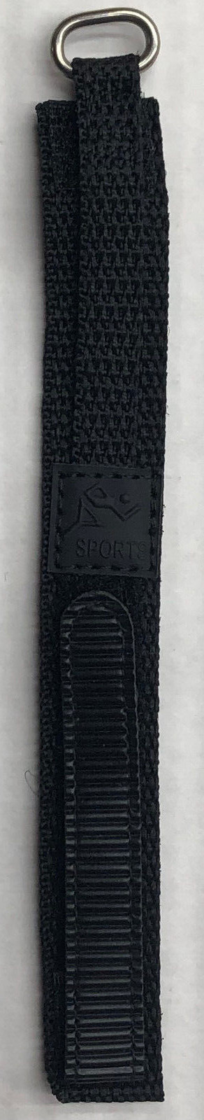 Nylon Black hook and loop fastener Sports wristband Replacement Strap Band 10mm