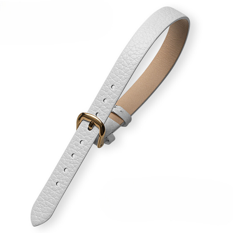 Quality Cowhide Genuine Leather Watch Strap Womens Single Pass Wristband 8 10mm