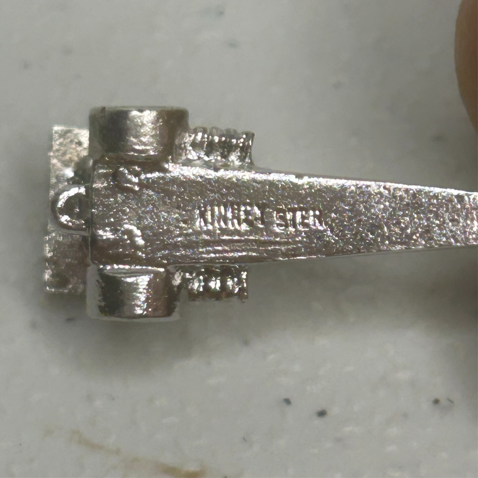 Vintage KINNEY Top Fuel Dragster Detailed 3D Charm/Pendant Sterling Silver 4.5g