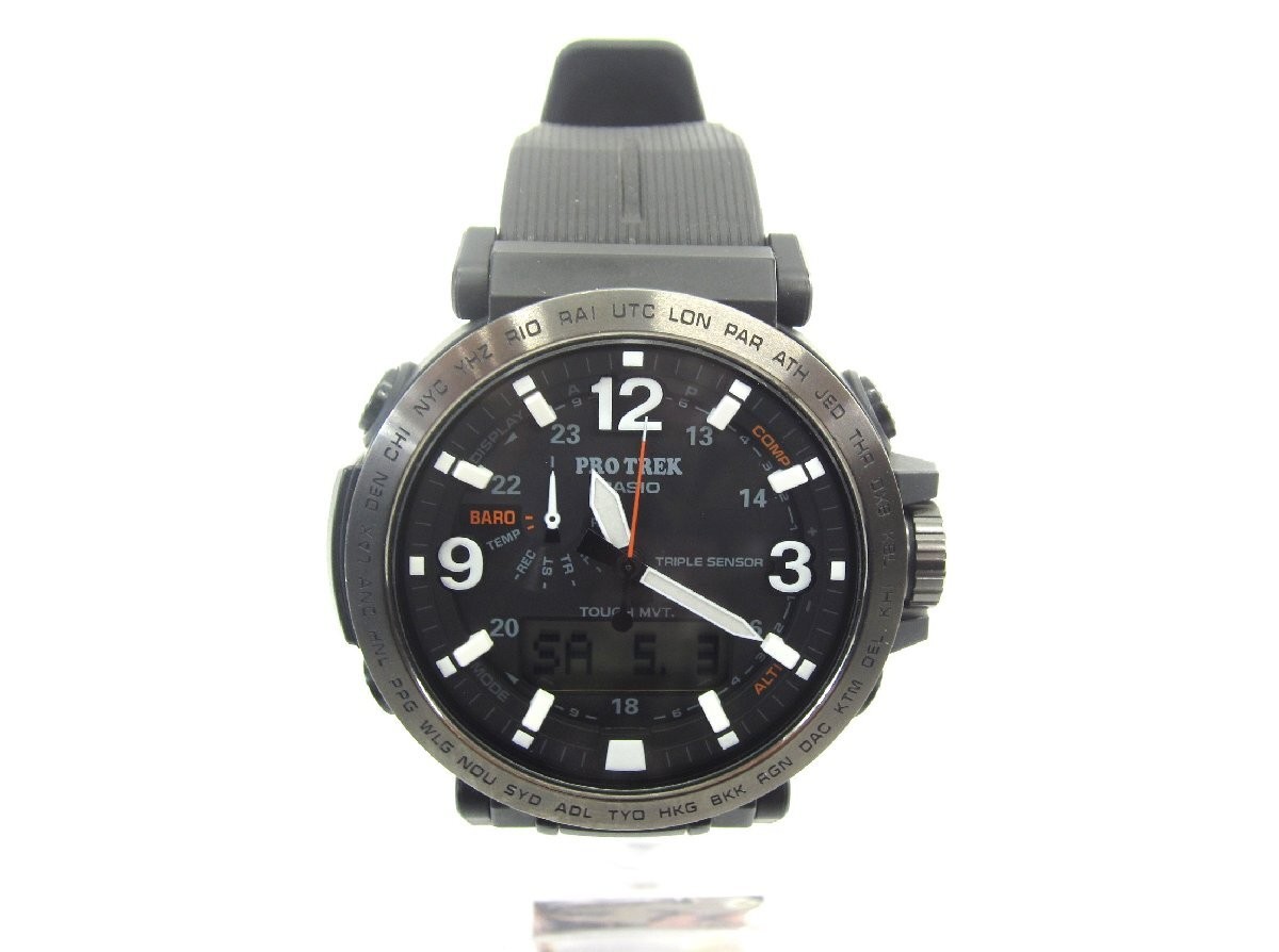 Casio PRO TREK 6611Y Watch Timepiece Outdoor Wristwatch Authentic Timepiece