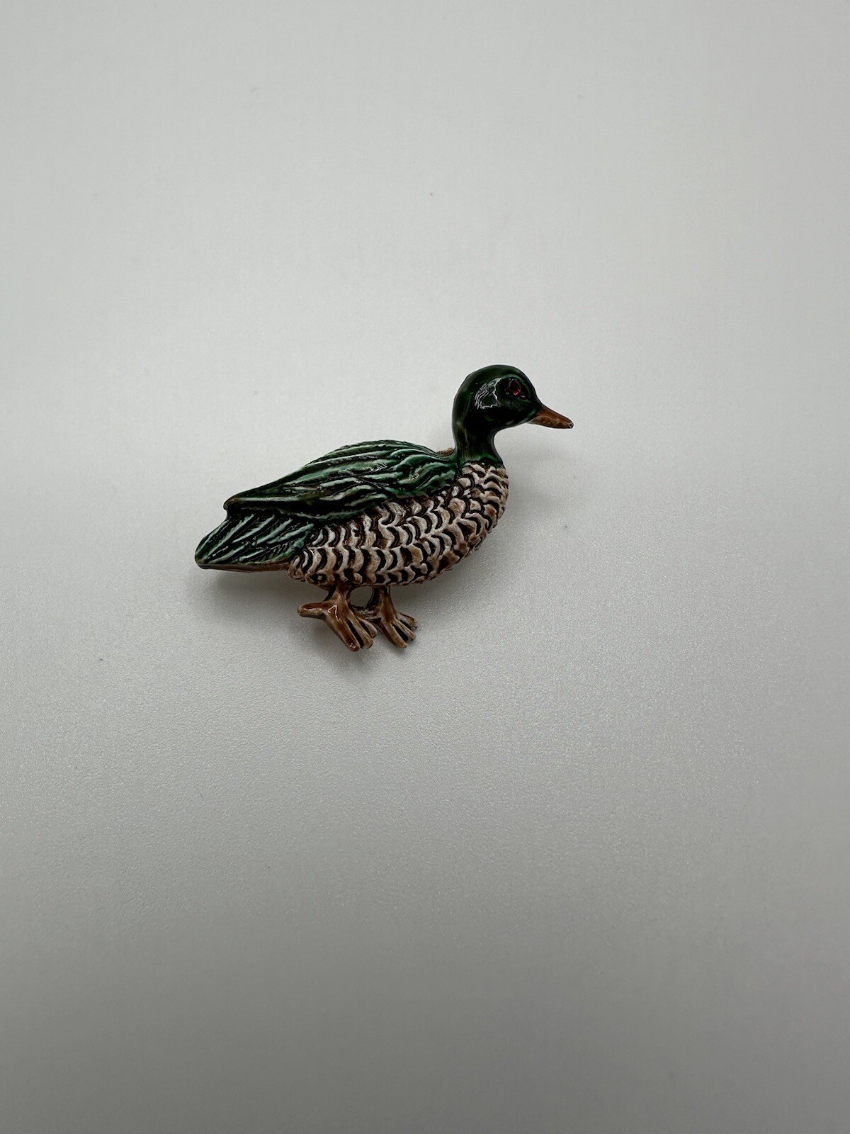 Vintage Gerry’s Duck Painted Brooch Pin 3.6cm BB5